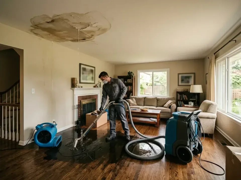 attic-pipe-burst-ceiling-drip-008 — frequently asked questions, Water Damage Restoration & Carpet Care in Maynardville, TN